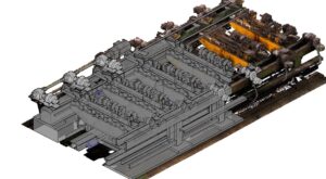 3D laserové skenování válcovny Polsko