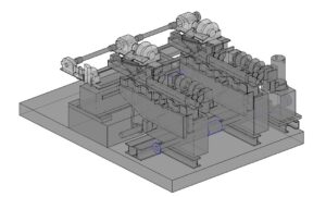 3D laserové skenování válcovny Polsko