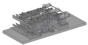 3D laserové skenování válcovny Polsko