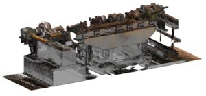 3D laserové skenování válcovny Polsko