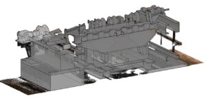 3D laserové skenování válcovny Polsko