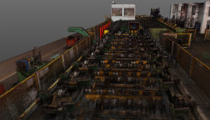 3D laserové skenování válcovny Polsko