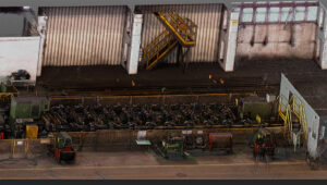 3D laserové skenování válcovny Polsko