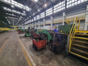 3D laserové skenování válcovny Polsko