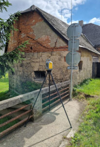 3D skenování domu Brniště