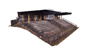 3D skenování tribuny