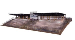 3D skenování tribuny