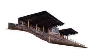 3D skenování tribuny