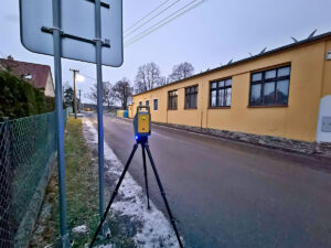 3D zaměření vyhořelé sokolovny