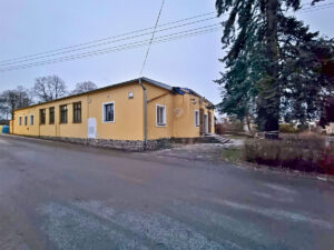 3D zaměření vyhořelé sokolovny