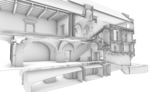 3D skenování historické budovy Telč