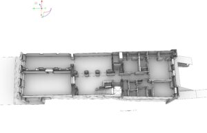 3D skenování historické budovy Telč