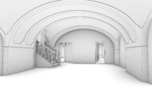 3D skenování historické budovy Telč