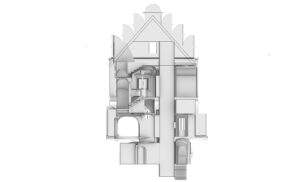 3D skenování historické budovy Telč