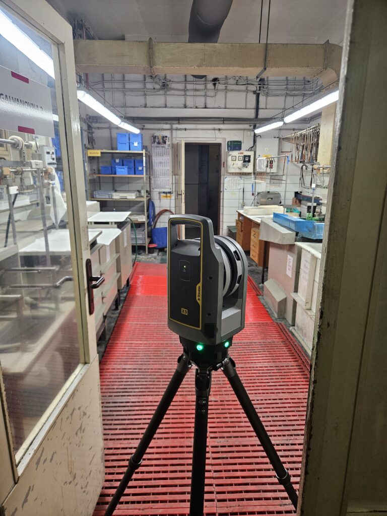 3D skenování komplexu budov