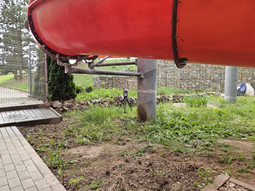 3D laserové skenování tobogánu Brno