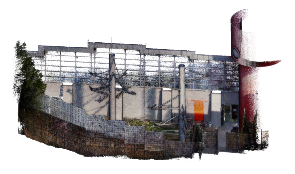 3D laserové skenování tobogánu Brno