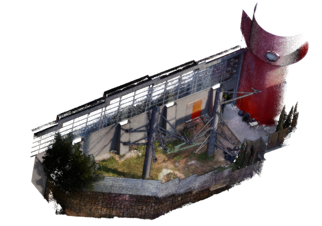 3D laserové skenování tobogánu Brno