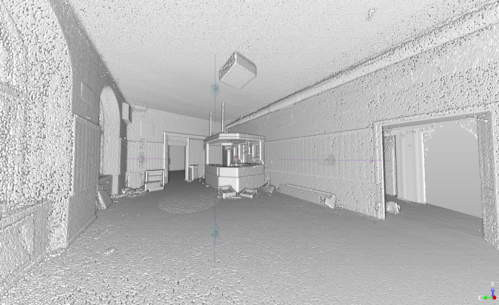 3D laserové skenování hotelu