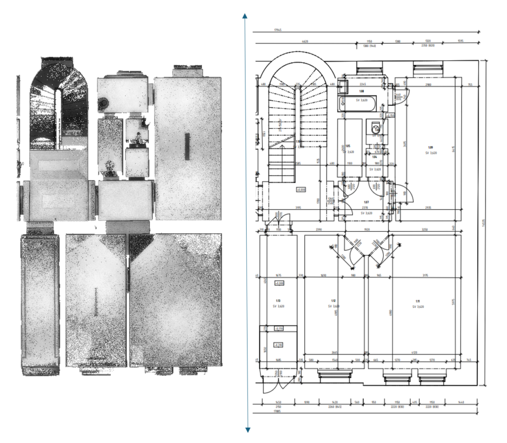 3D Laserové skenování staveb a budov