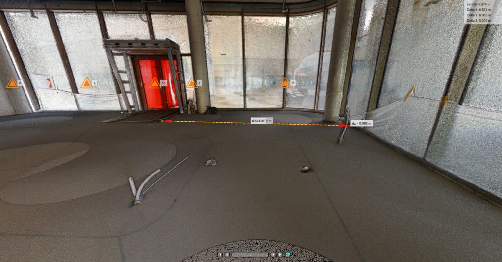 3D laserové skenování interiéru