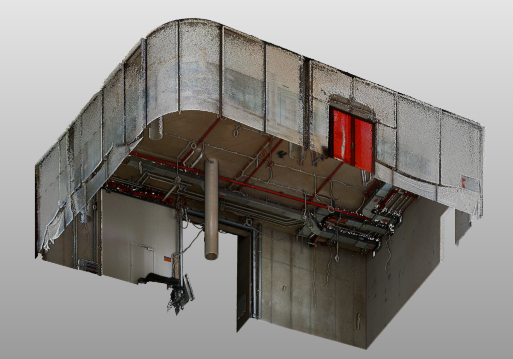 3D laserové skenování interiéru