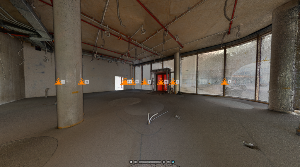 3D laserové skenování interiéru