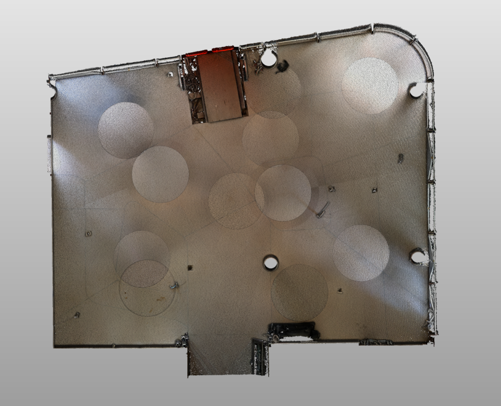 3D laserové skenování interiéru