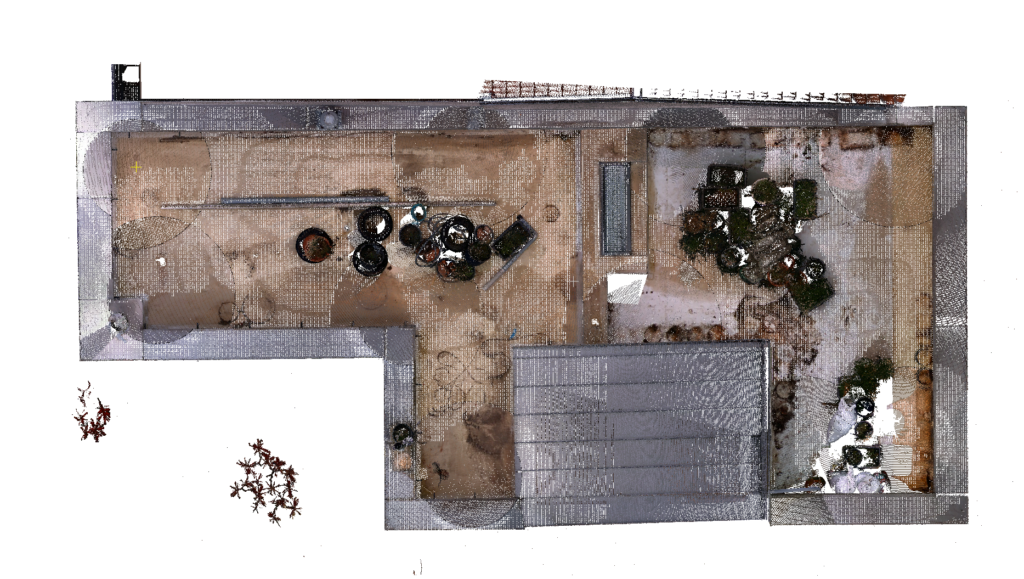 3D laserové skenování pro návrh zelené střechy