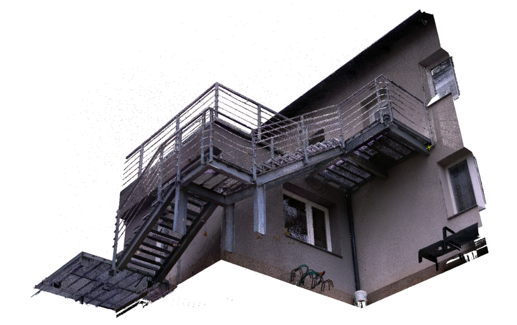 3D skenování schodiště