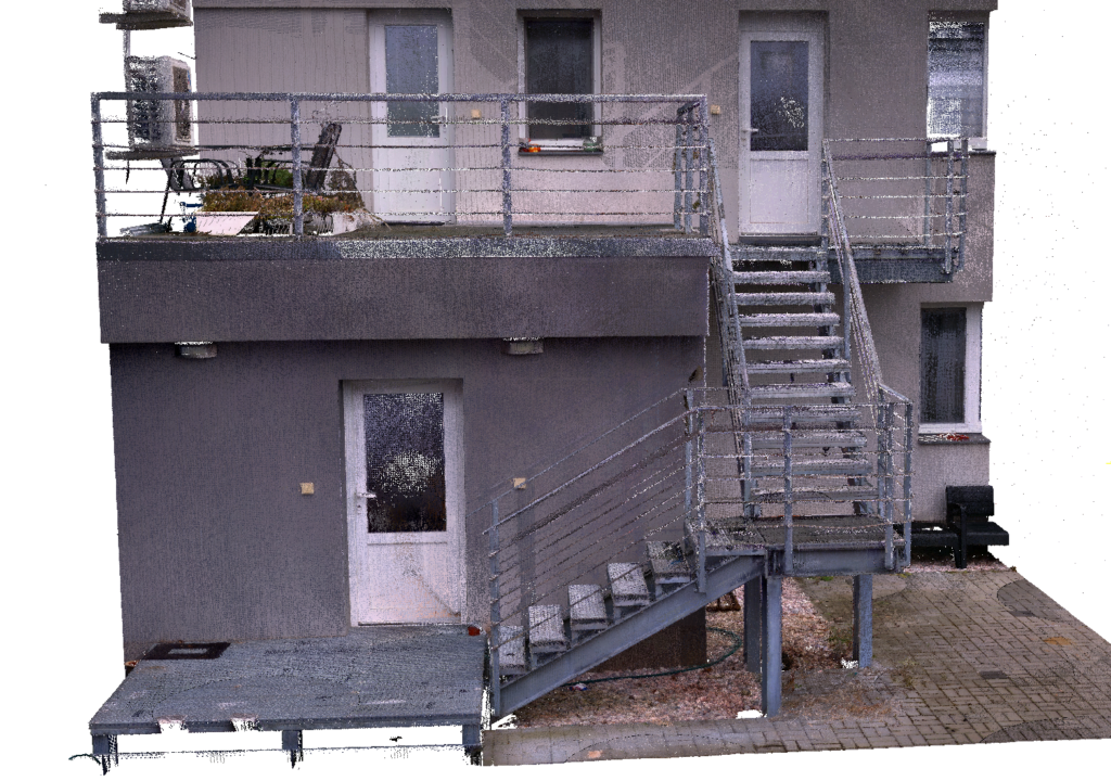 3D skenování schodiště