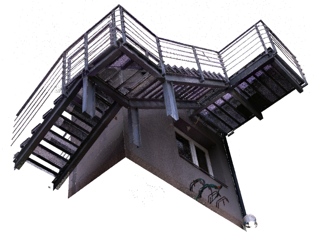 3D skenování schodiště