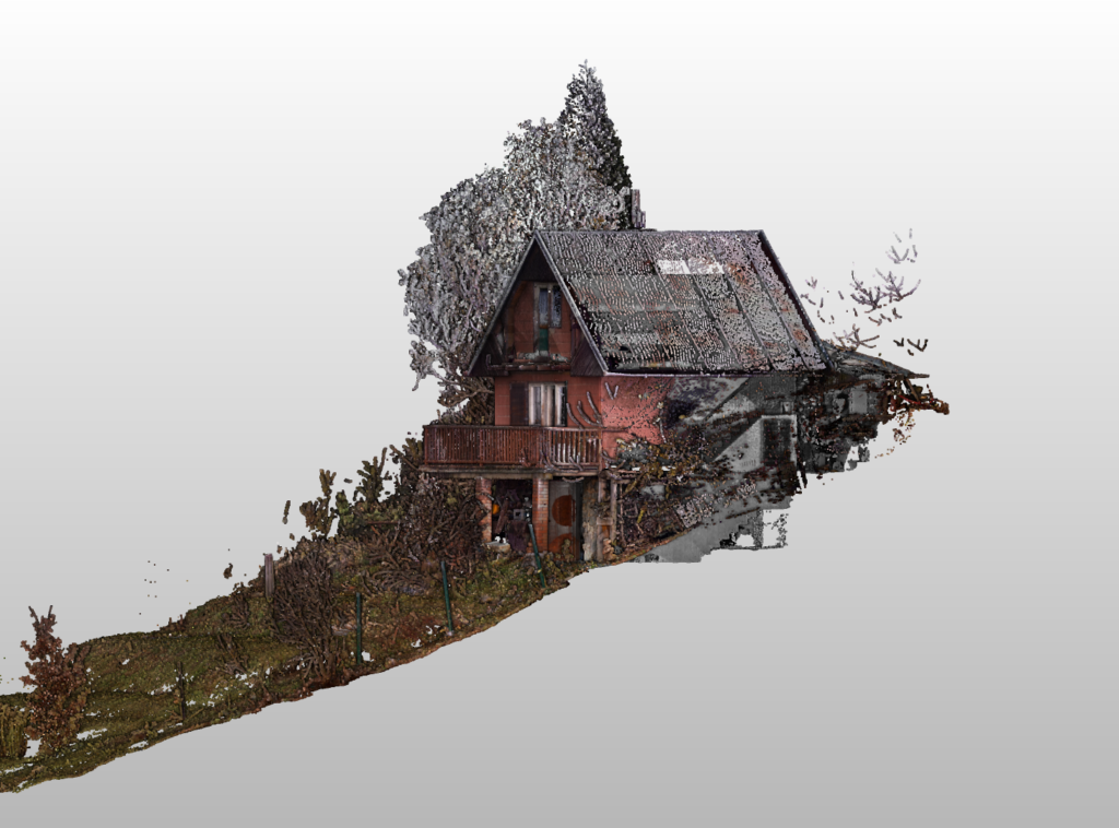3D laserové skenování chaty – Blansko