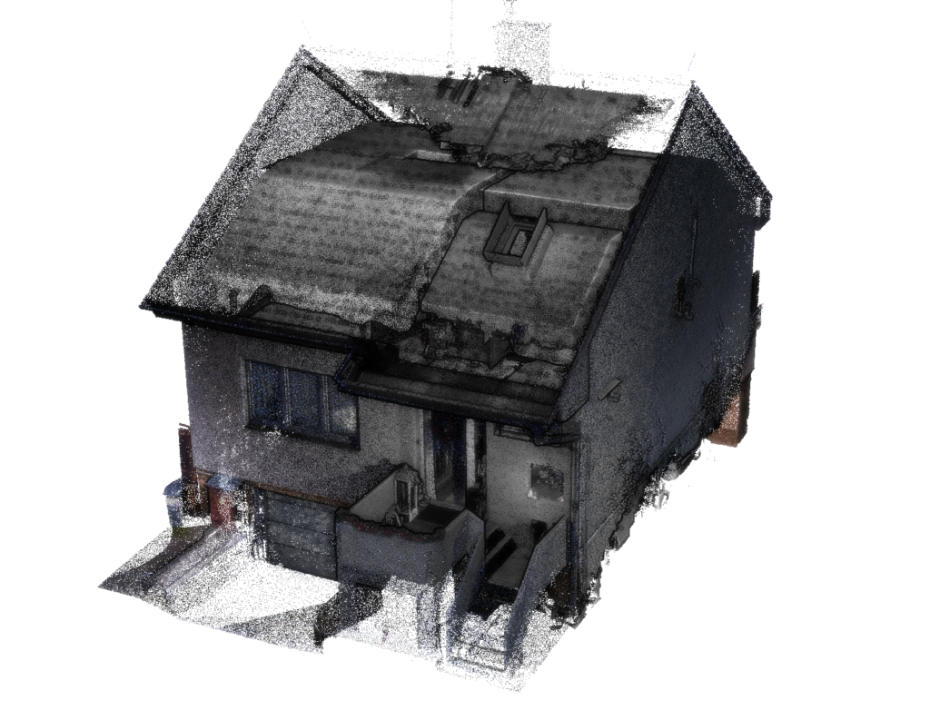 3D laserové skenování domu Jihomoravský Kraj