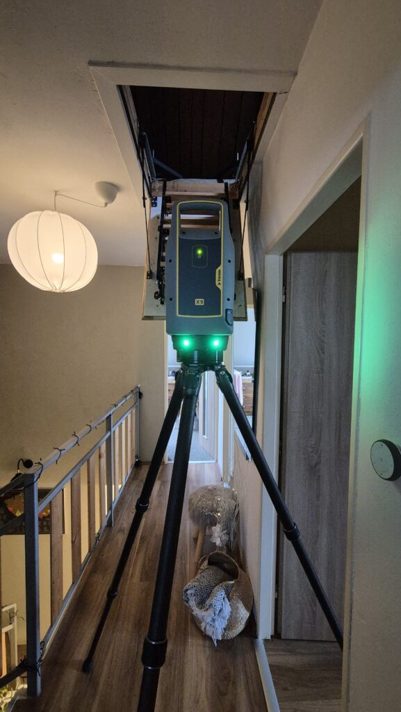 3D laserové skenování domu Jihomoravský Kraj