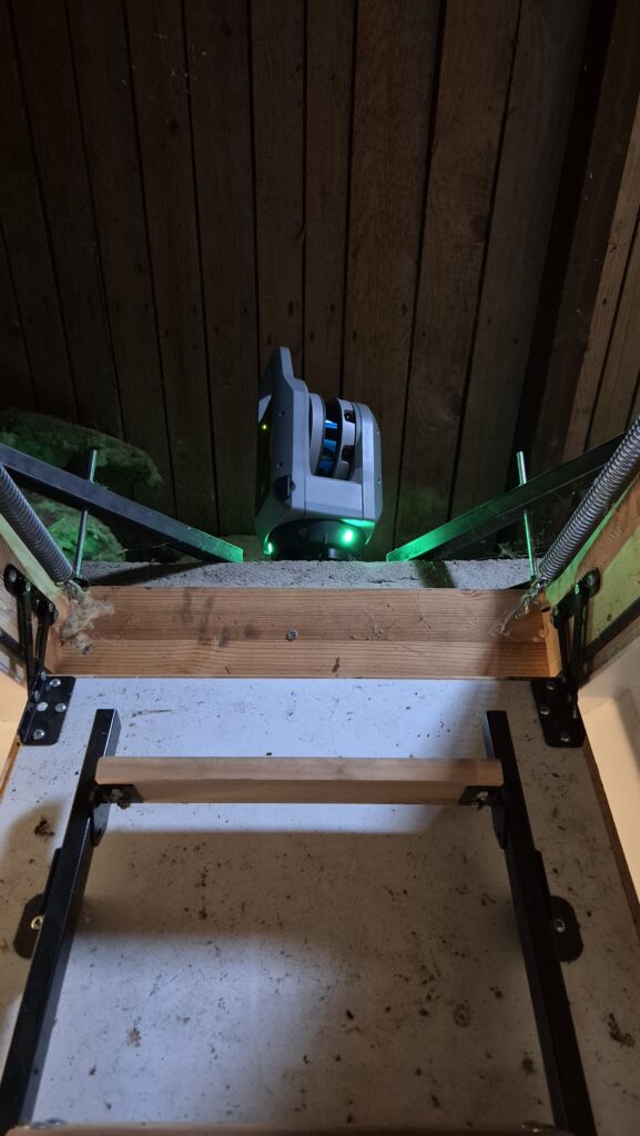 3D laserové skenování domu Jihomoravský Kraj