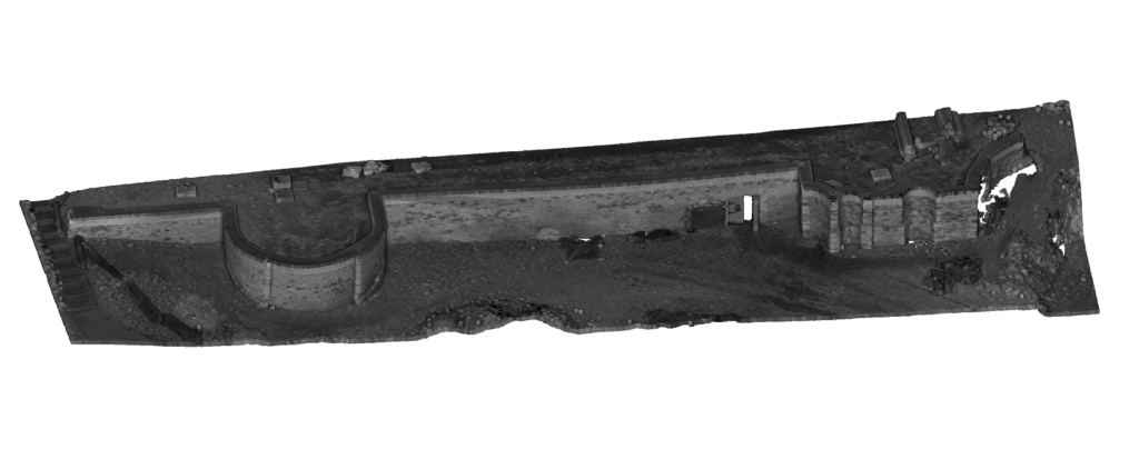 3D skenování historických zídek